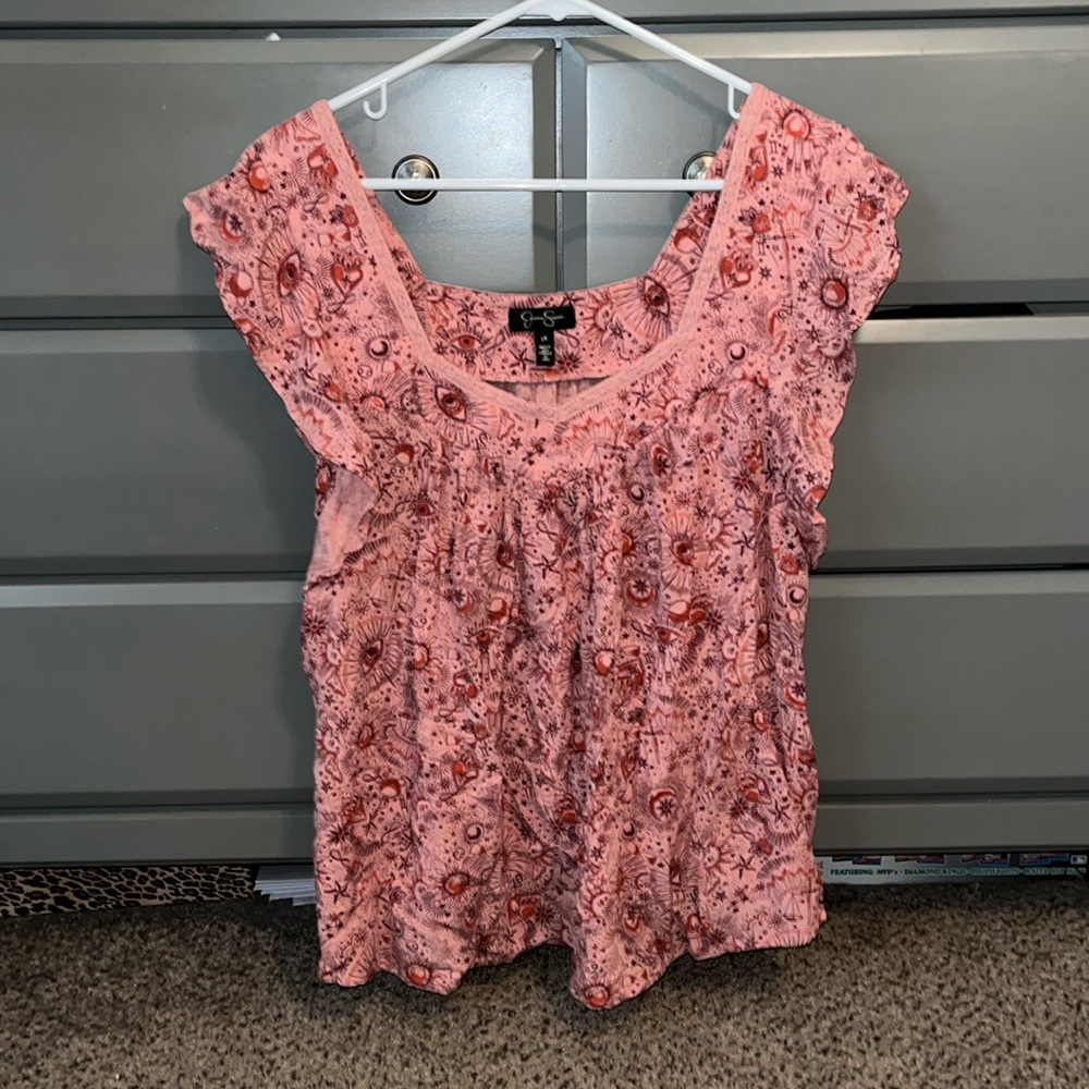Jessica Simpson tank top with cap sleeves